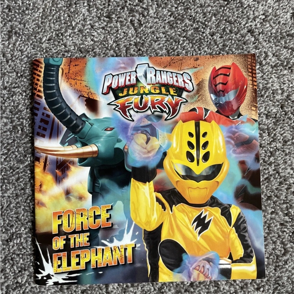Power Ranger Jungle Fury Yellow and Red Poster